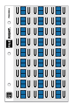 File right™ brand - alphabet labels